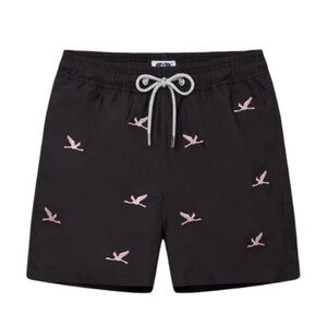 Love Brand & Co Staniel Swim Shorts NWT Lake Nakuru Men’s Trunks Black